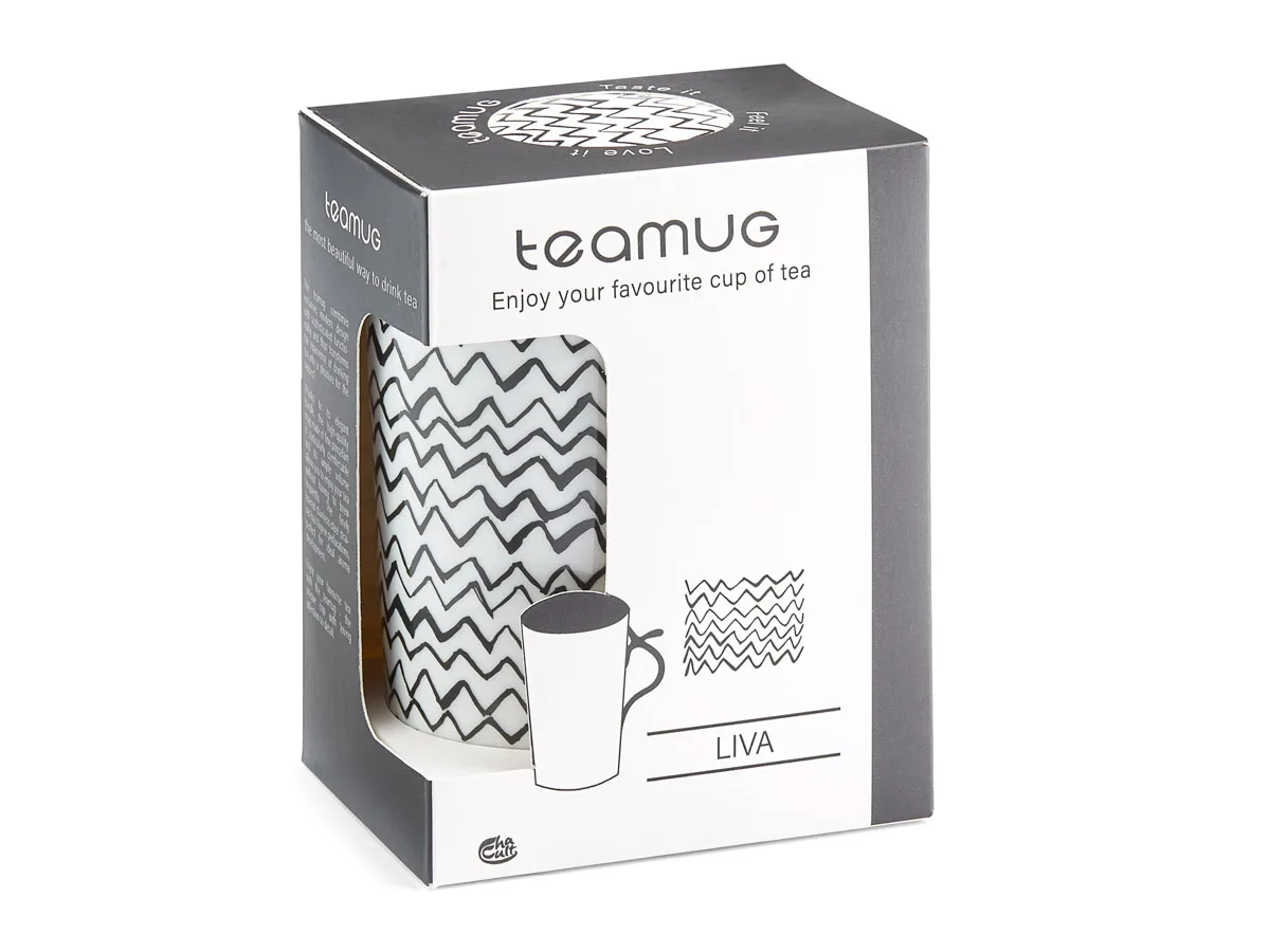 Tisanera Teamug "Liva" 0,4l. porcelana (2 motivos) - Imagen 3