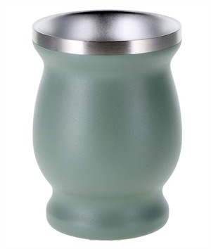Calabaza mate Inox Verde 0.24l.