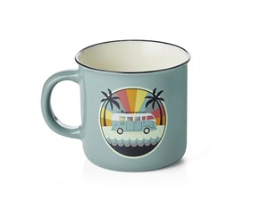 Taza "Santa Cruz" 0,3l. New Bone China Turquesa