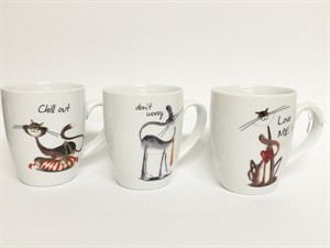 Juego 3 tazas "Whispi" (30173)