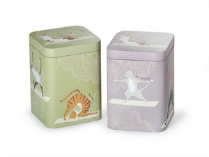 Lata "Yoga Cats" 100gr. Morada