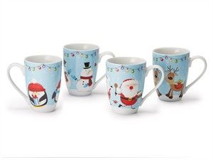 Taza "Snow Friends" 0.3l. porcelana c/surtidos