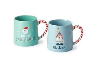 Taza "Dulce Navidad" 0,45l. porcelana,  2 colores