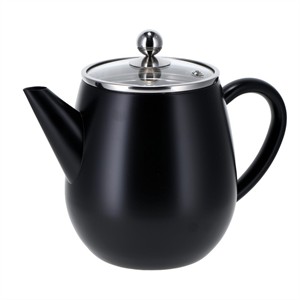 Tetera Bredemeijer "Eva"1,1l. acero inox doble pared NEGRA