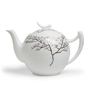 Tetera "White Cherry" 2l. Fine Bone China