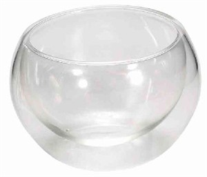 Vaso cristal "Li" 0,05l. doble pared