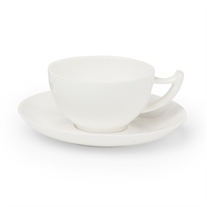 Taza c/plato "Epsilon" 0,1l. Fine nBone China blanco