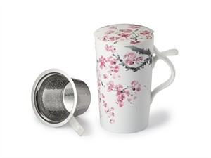 Tisanera Teamug "Sakura" 0,4l. New Bone China