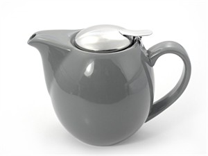 Tetera "Saara" 0,9l. porcelana gris