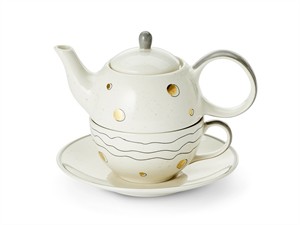 Tea for One "Sinje" 0,4l./0,2l. Porcelana 4 piezas