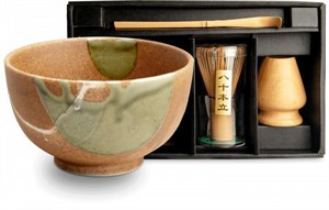Juego Matcha "Kisoji" 4 pzas. en caja regalo
