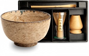 Juego Matcha "Kizeto" 4 pzas. en caja regalo