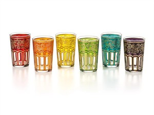 Set de vasos de té "Hassieb" 0,12l. (surtido de 6 colores)