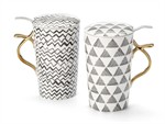 Tisanera Teamug "Liva" 0,4l. porcelana (2 motivos)