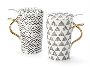 Tisanera Teamug "Liva" 0,4l. porcelana (2 motivos)