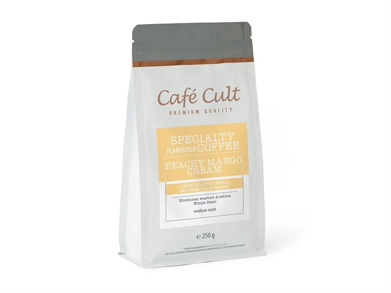 Café Aromatizado «Crema de mango y melocotón» 250gr.