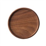 Posavasos "Gho" nogal 9cm.