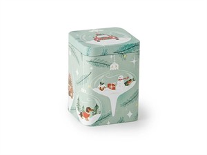 Lata cuadrada "Adornos Navideños" 100gr.