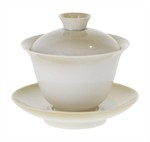 Gaiwan "Minho" 0,15l. porcelana  (esmalte ceniza vegetal)