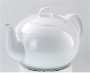 Tetera "Nele" 1.2l porcelana blanca